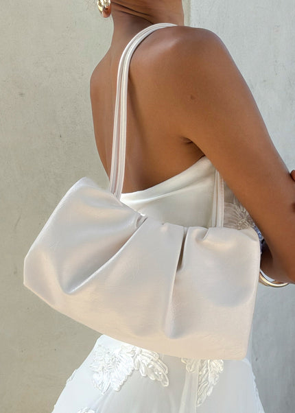 Just Peachy Shoulder Bag White