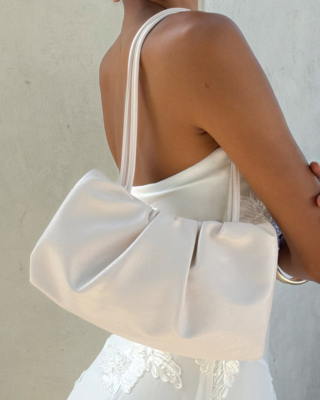Just Peachy Shoulder Bag White