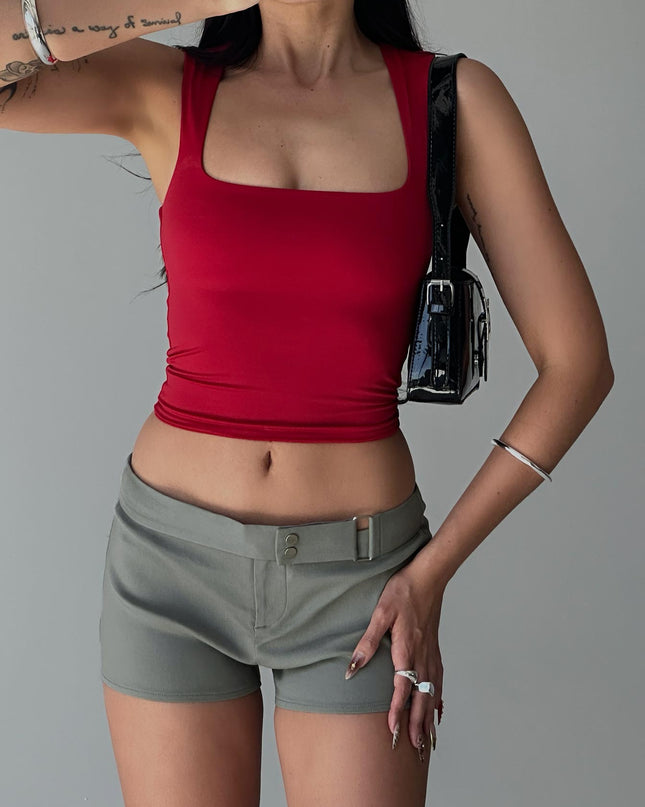 Back In Time Top Red