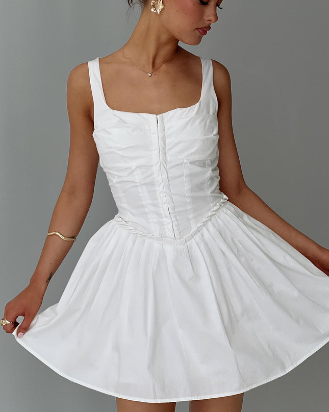 Wild Ideas Mini Dress White