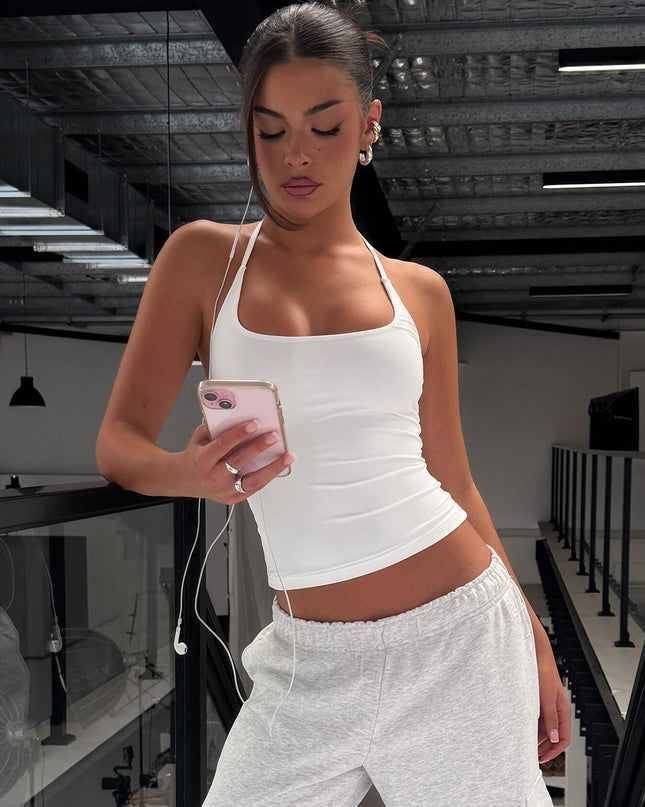 Ezekiel Nylon Top White