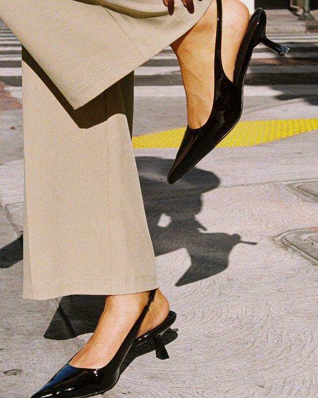 Billini Ayla Pointed Toe Heels Black