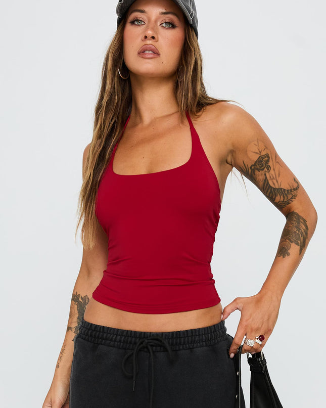 Ezekiel Nylon Top Red