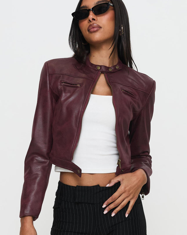 Anfield Jacket Burgundy