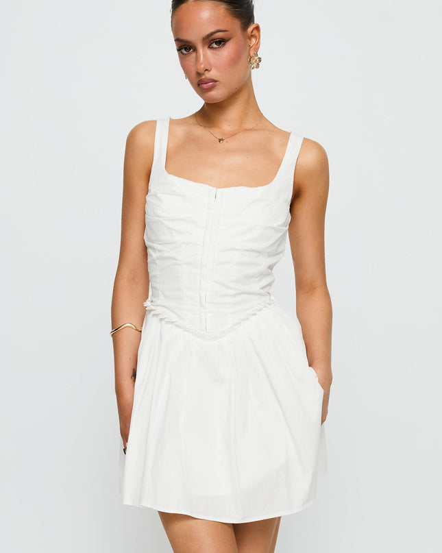 Wild Ideas Mini Dress White