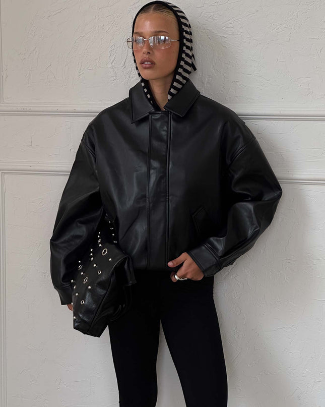 Kenny Bomber Jet Black