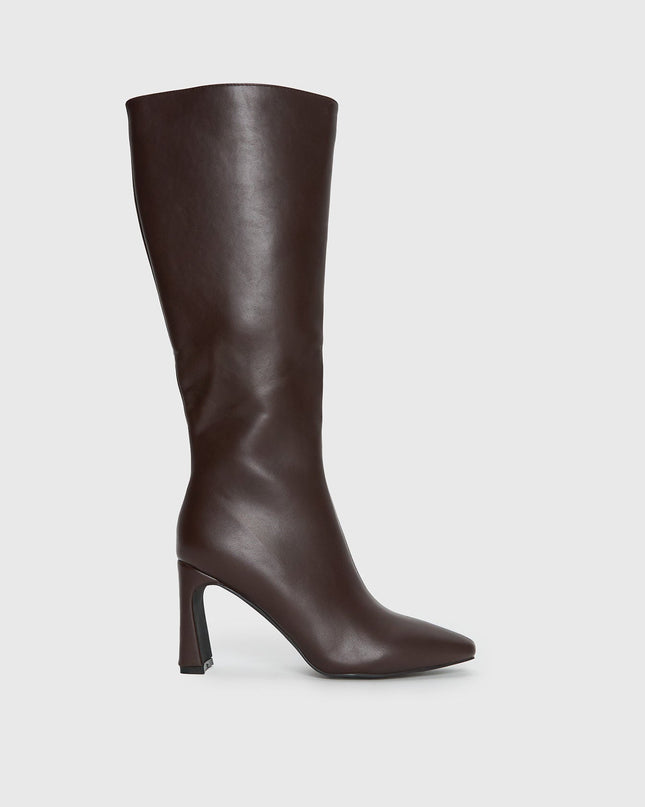 Sawyer Knee High Boots Brown