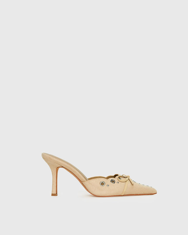 Charisma Pointed Toe Heels Taupe