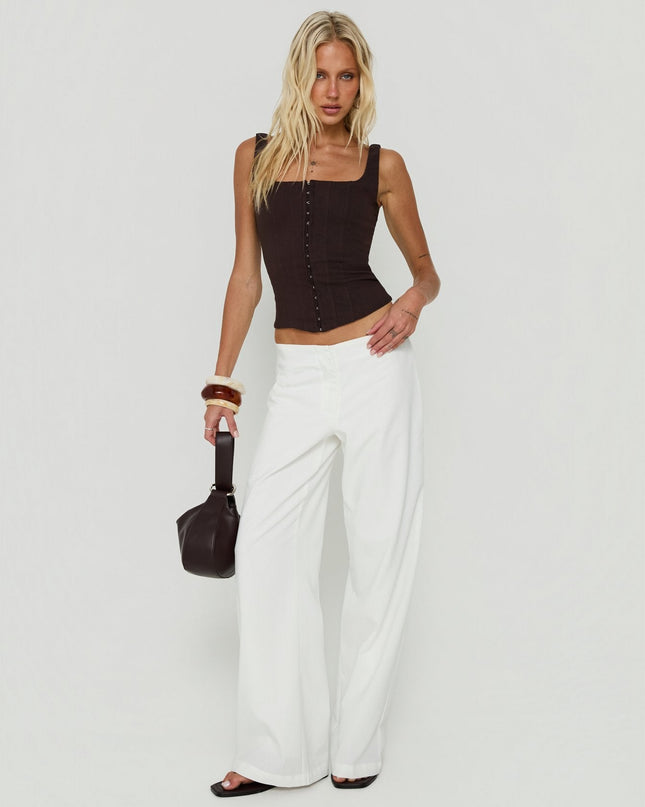 Floreva Corset Top Chocolate