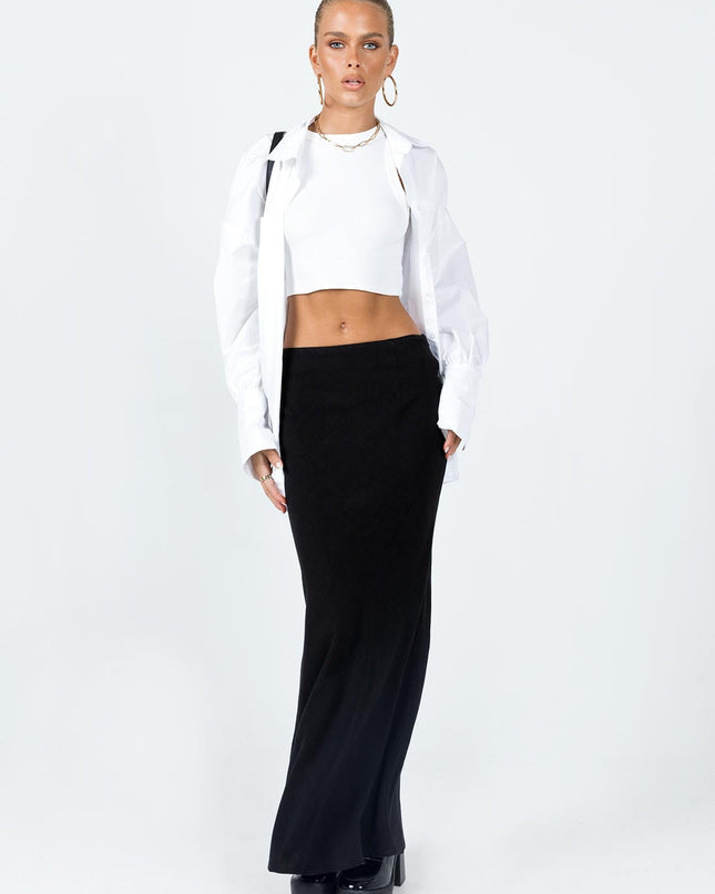 Jodie Maxi Skirt Black