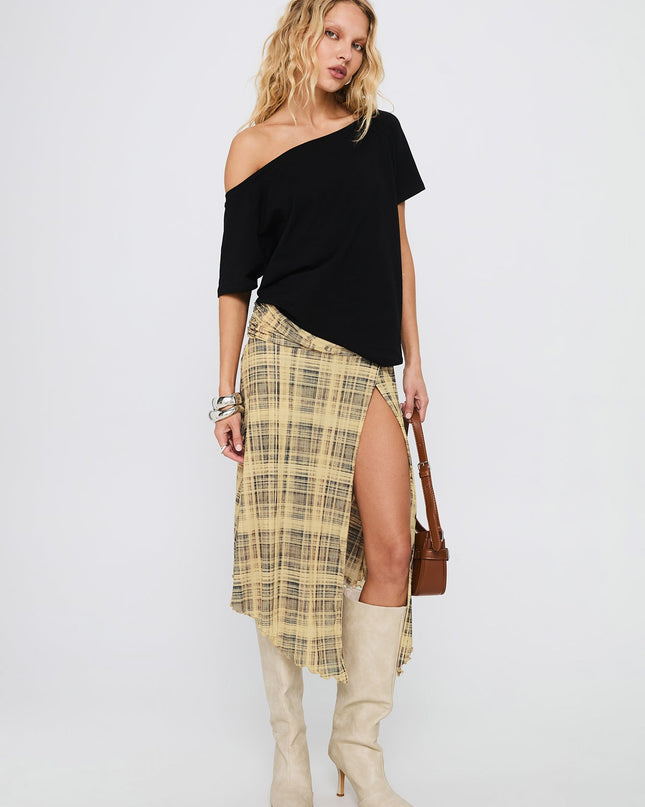 Icon Baby Off Shoulder Top Black