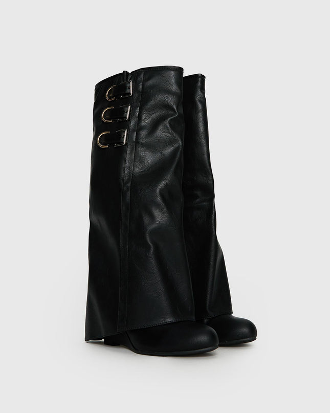Ritz Knee High Boots Black