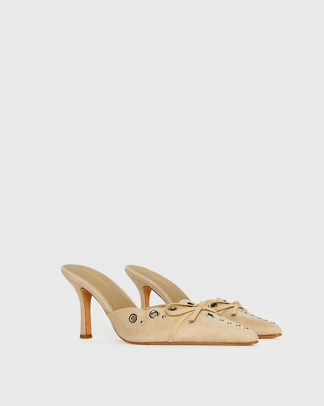 Charisma Pointed Toe Heels Taupe