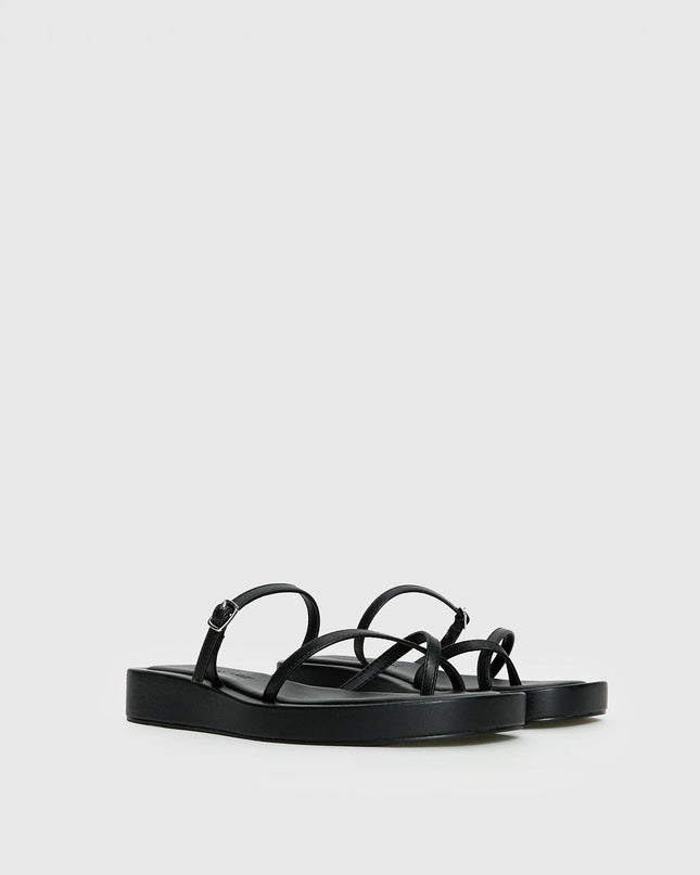 Riki Mini Belt Sandals Black