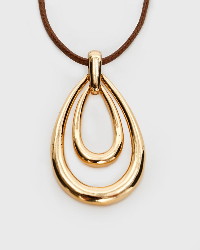 Neroli Necklace Gold / Brown