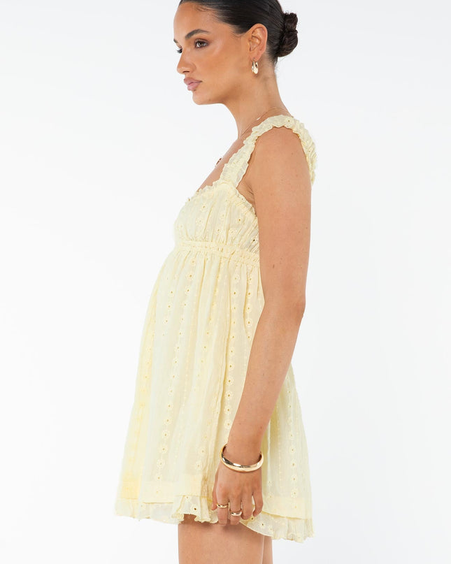 Carlita Mini Dress Yellow