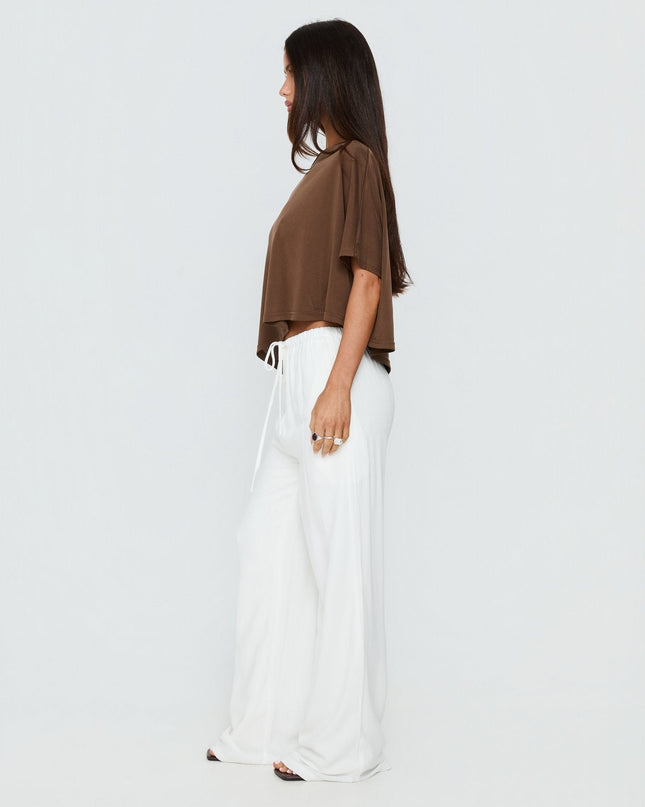 Parklea Linen Blend Pants White