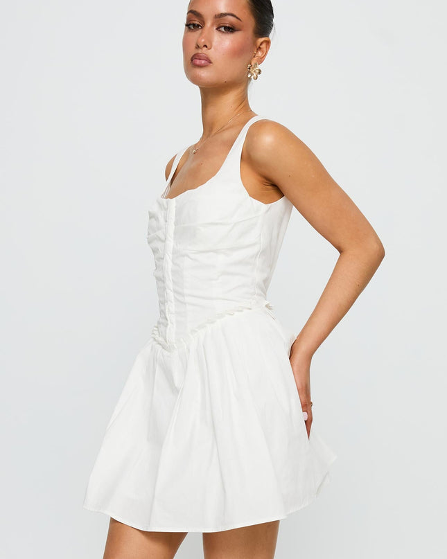 Wild Ideas Mini Dress White