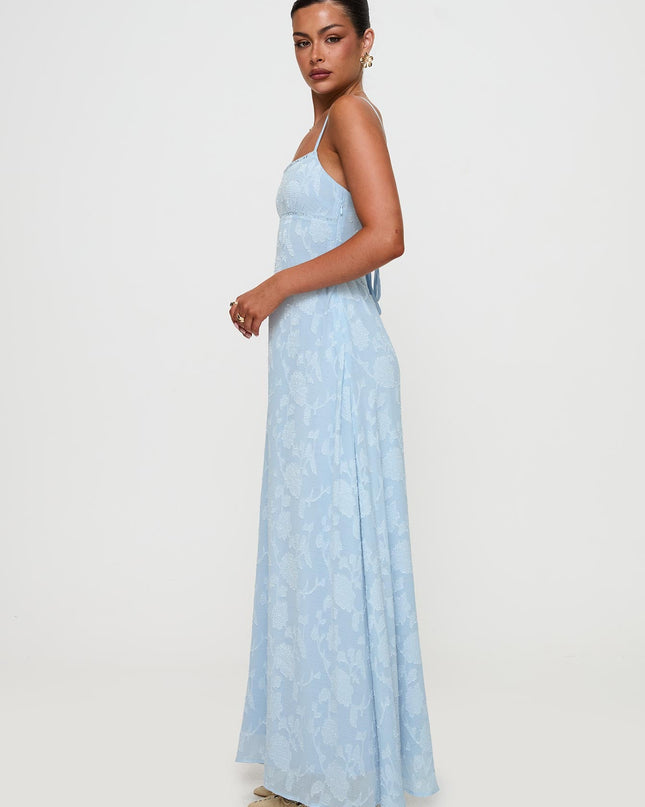 South Of France Maxi Dress Blue