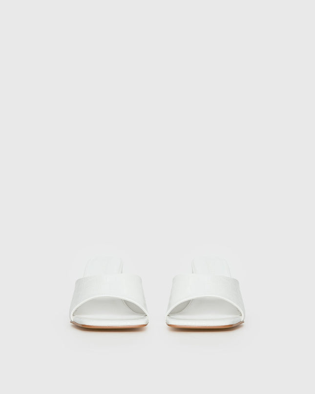 Sunset Boulevard Heels White
