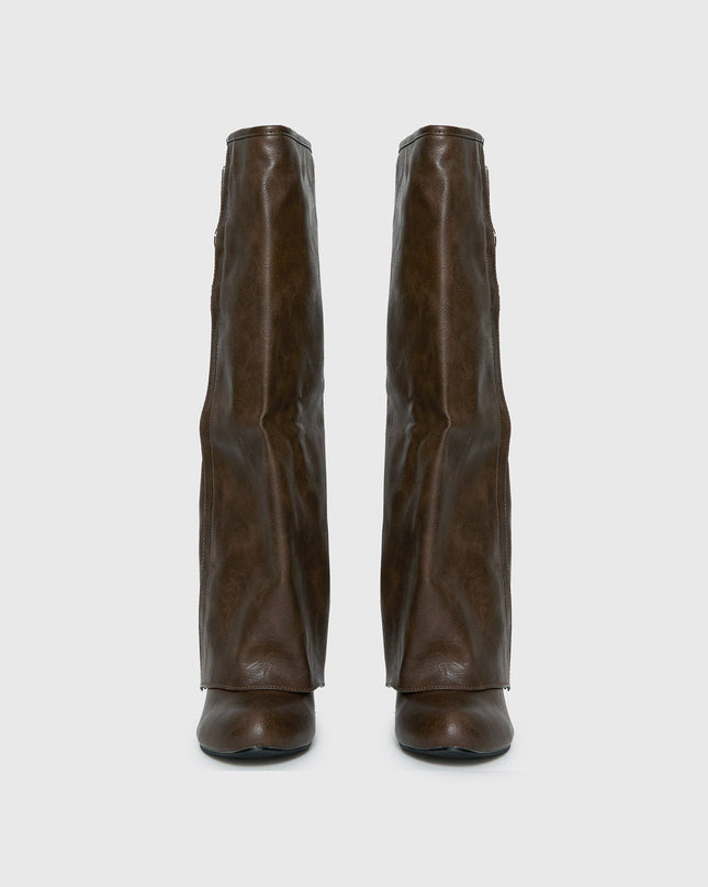 Ritz Knee High Boots Brown