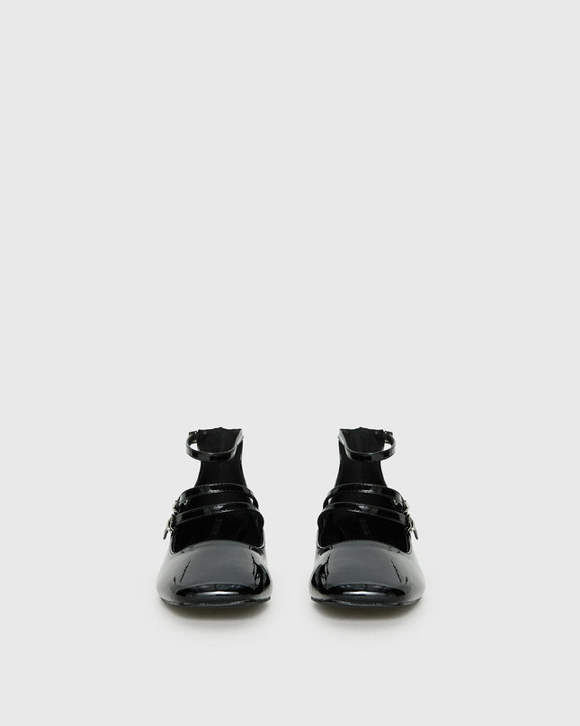 Berta Heels Black Patent