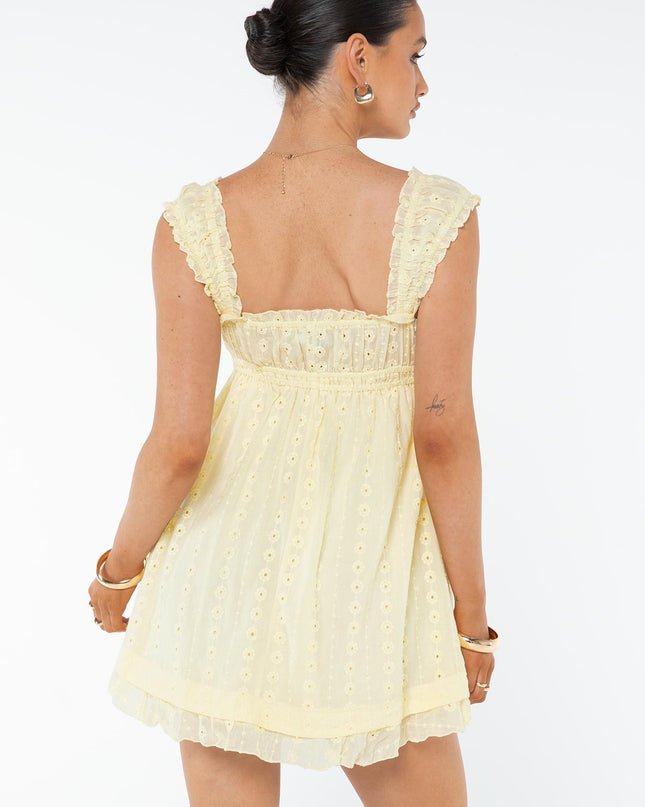 Carlita Mini Dress Yellow