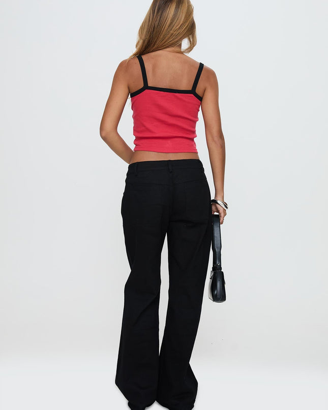 Benicale Low Rise Cargo Pants Black