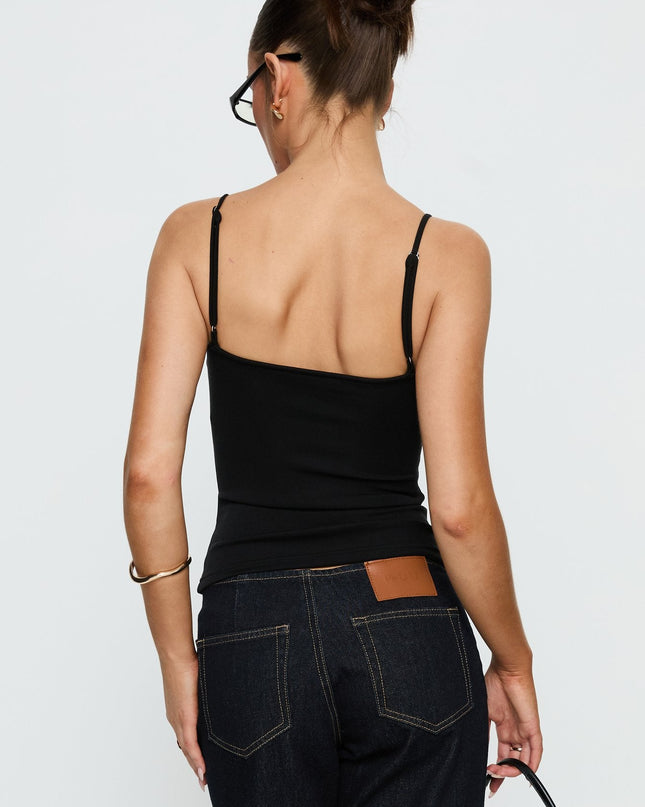Anataza Underwire Top Black