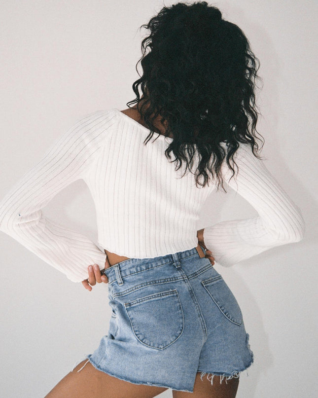 Feels Like Summer Denim Shorts