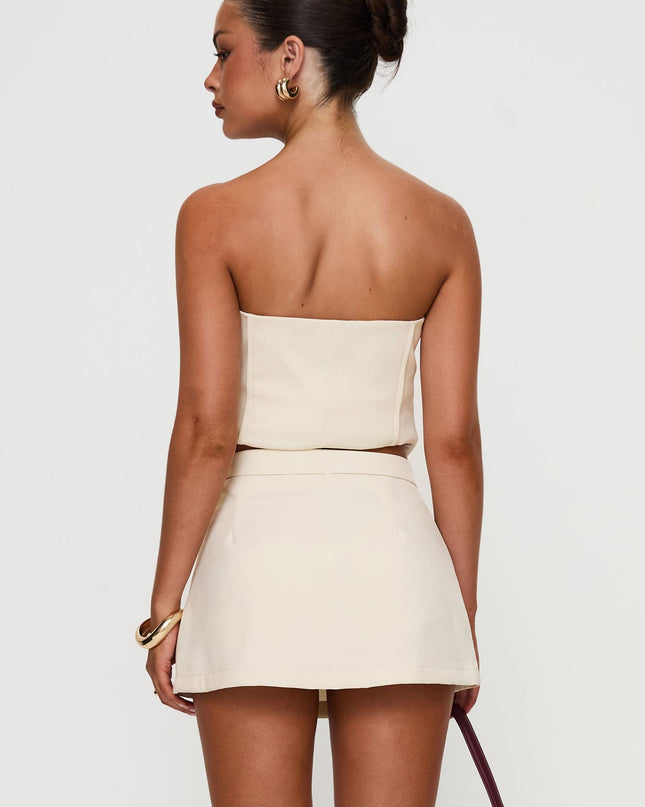 Full Disclosure Skort Cream