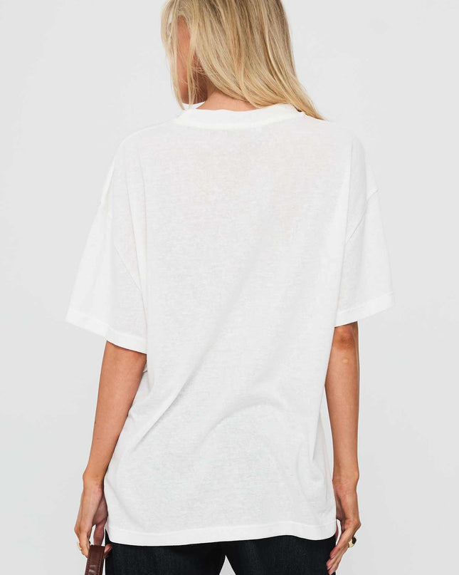 Zaydee Oversized Tee White