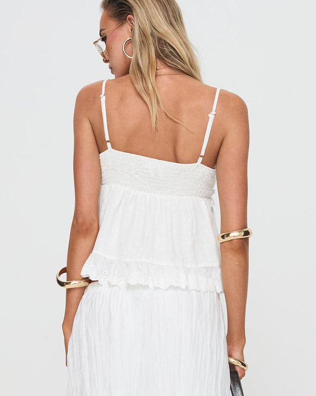 To Ones Liking Top White