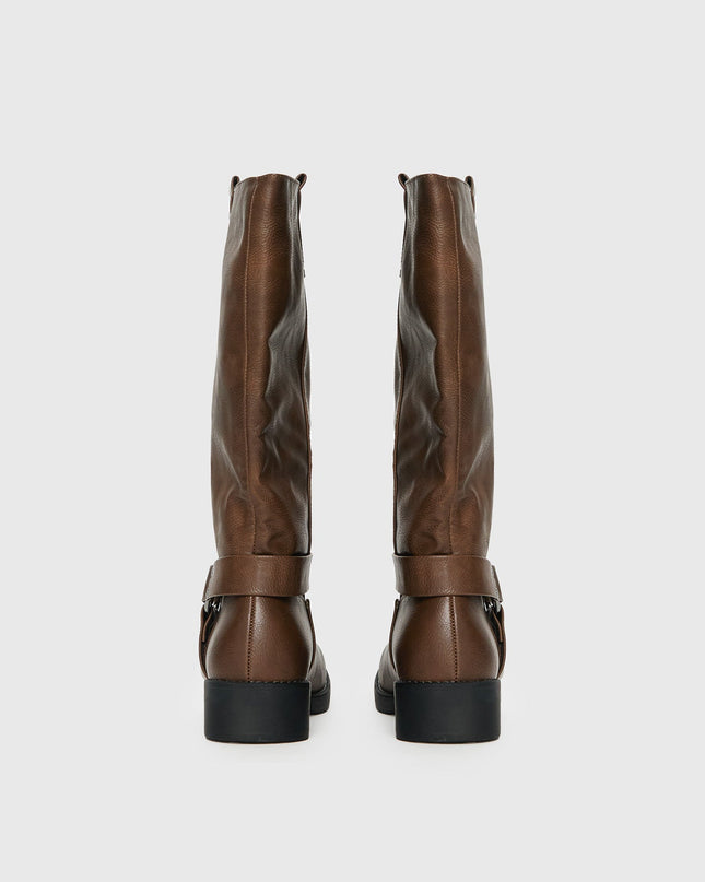 Wrecked Western Boots Brown