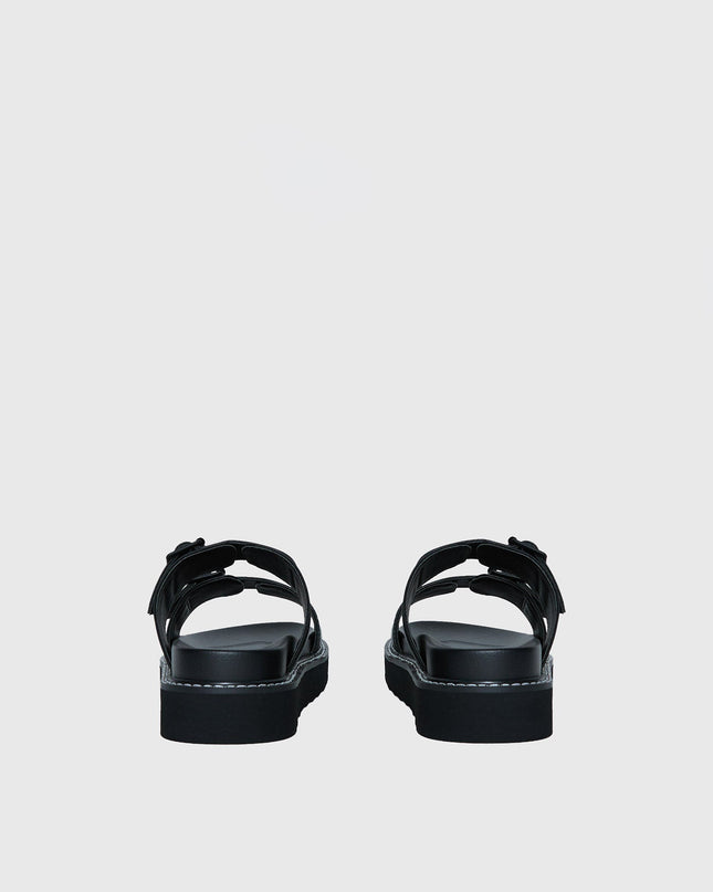 Ma Belle Sandals Contrast Stitch