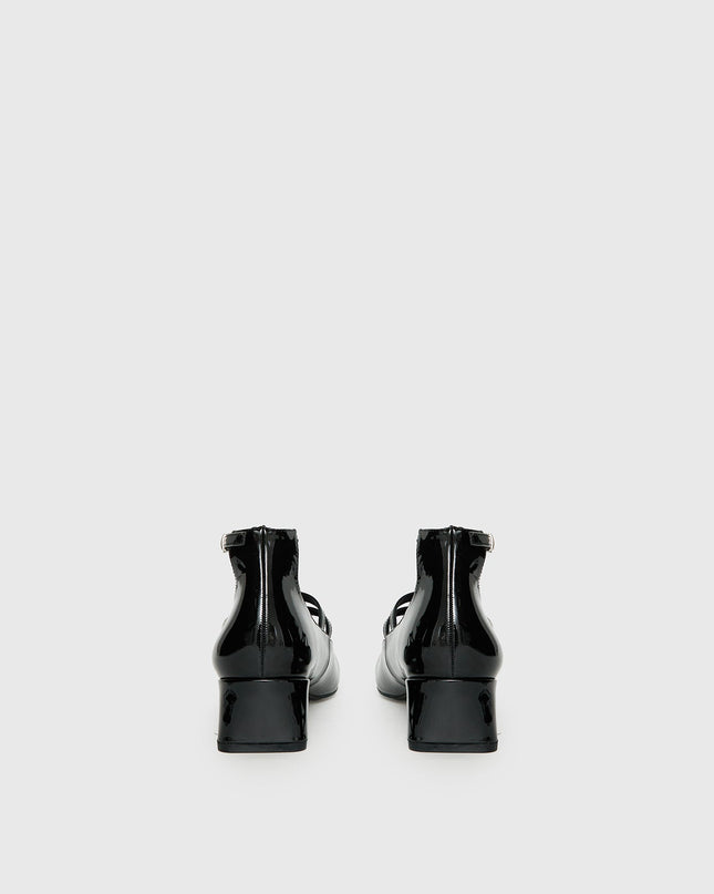 Berta Heels Black Patent