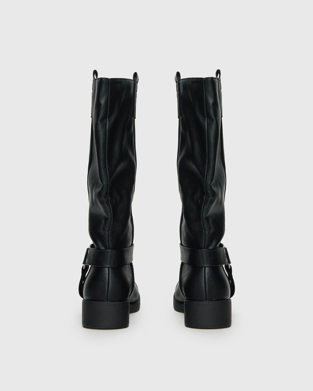 Wrecked Western Boots Black