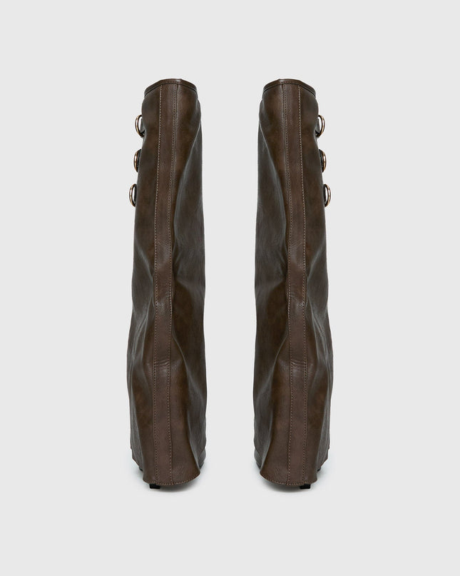 Ritz Knee High Boots Brown