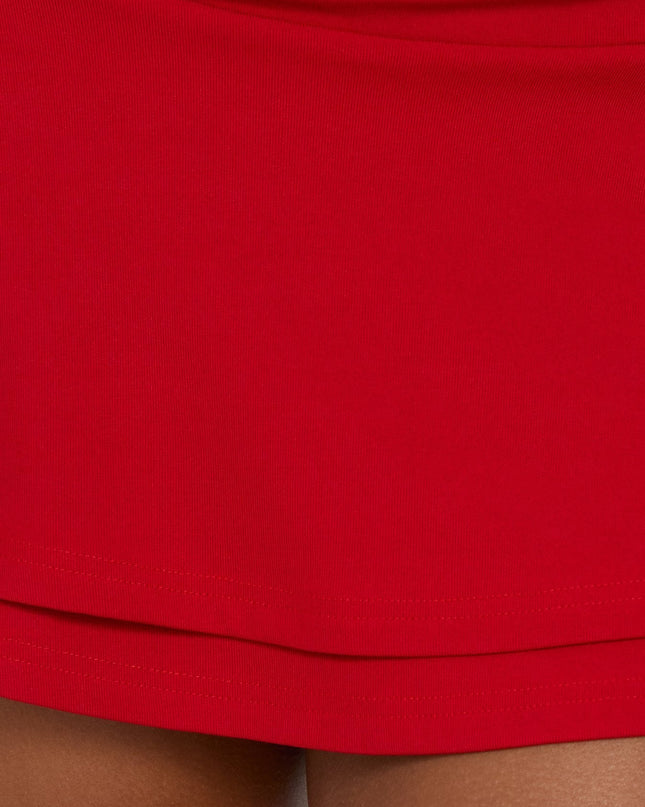 Kylianne Arrowneck Playsuit Red