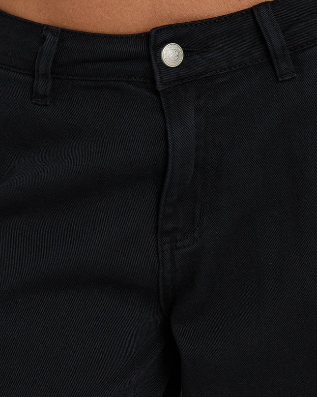 Hudsen Longline Cargo Shorts Washed Black