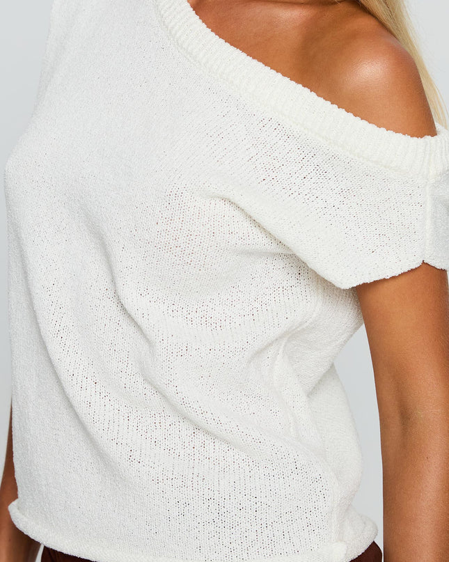 Ashfield Off Shoulder Top White