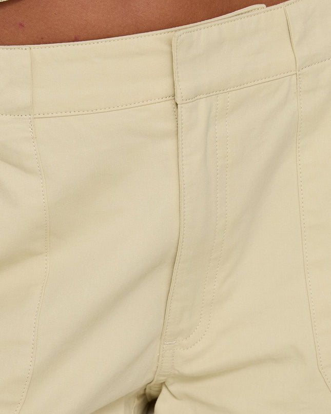Indee Cropped Cargo Pants Beige Petite
