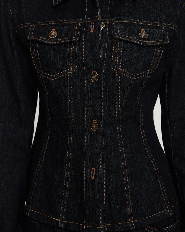 Rider Denim Jacket Dark Denim