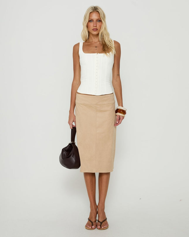 Floreva Corset Top White
