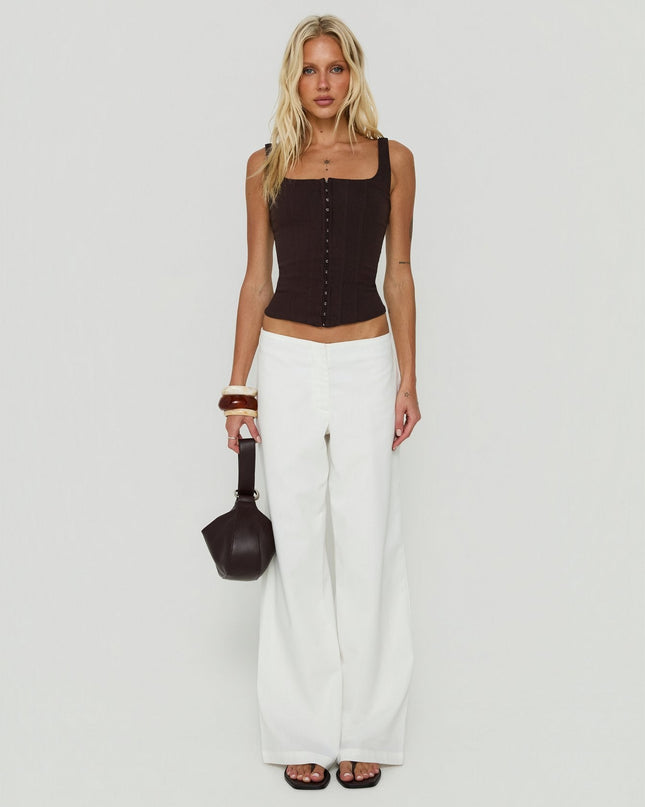 Floreva Corset Top Chocolate