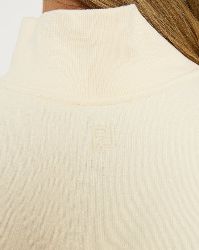 Anyya Funnel Neck Crew Jumper Cream