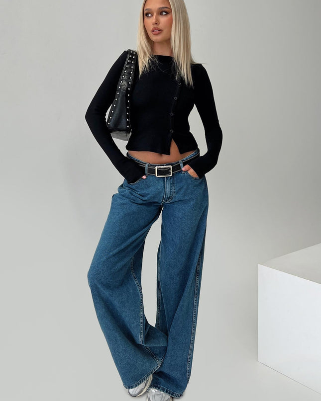 Passoni Long Sleeve Top Black