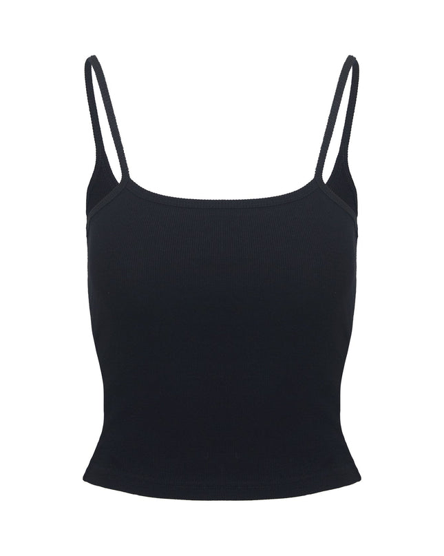 Baseline Rib Top Black