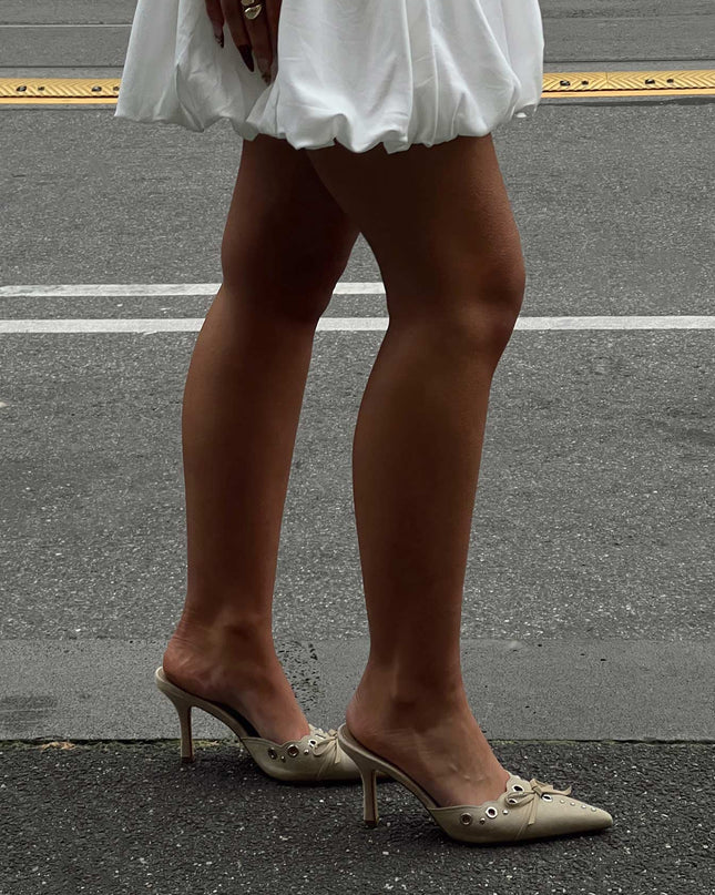Charisma Pointed Toe Heels Taupe