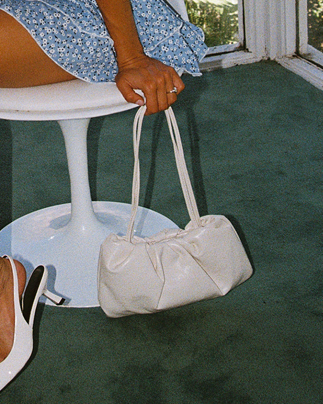 Just Peachy Shoulder Bag White